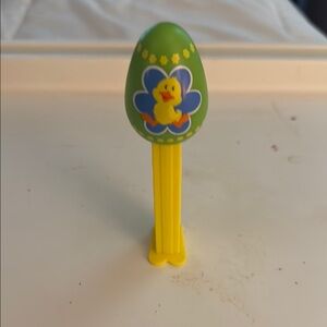 Green and Yellow Easter Egg Toy Dispenser